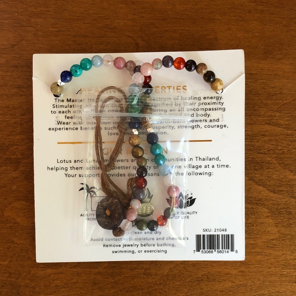 NWT Lotus & Luna | Master Healer Necklace | 4mm - Picture 3 of 3